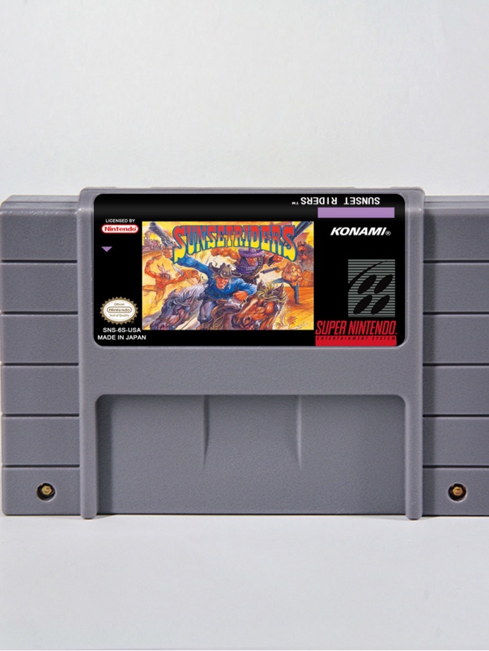 Sunset Riders SNES USA Version
